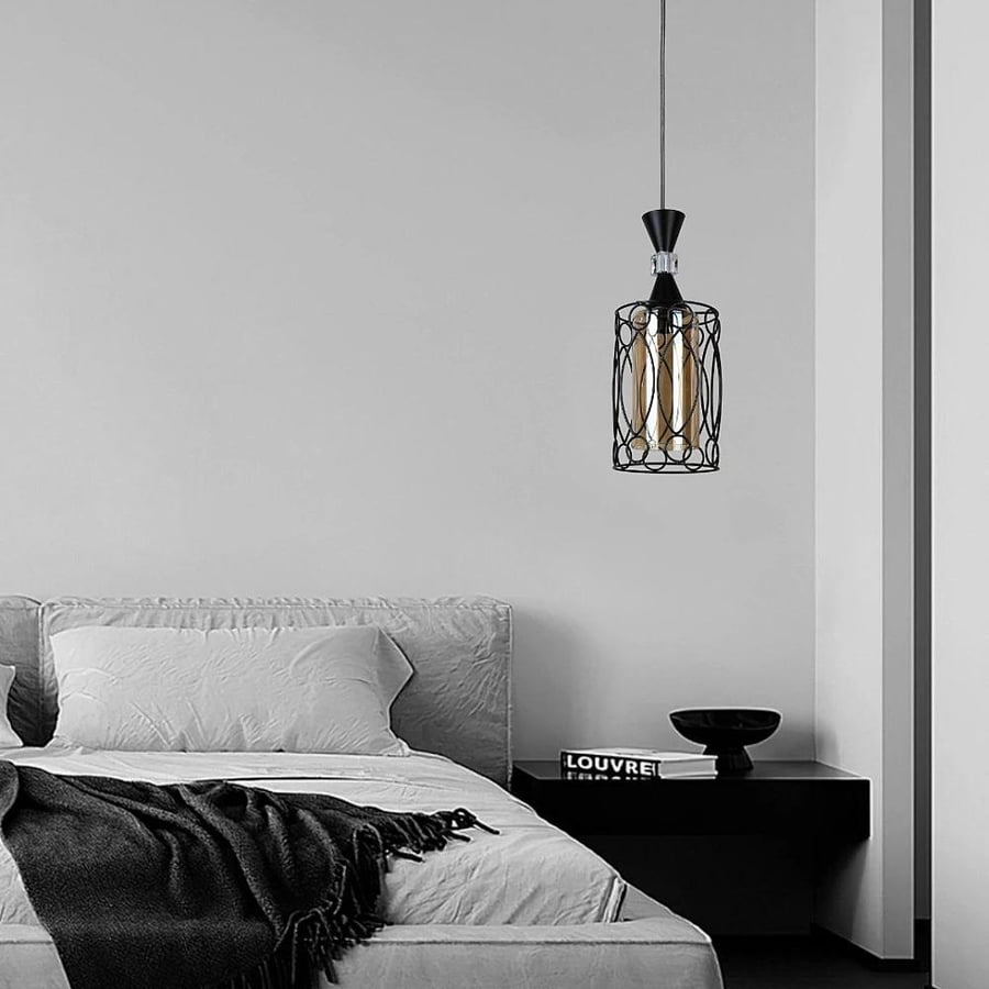 علاقي مفرد مودرن اسود E27*1L