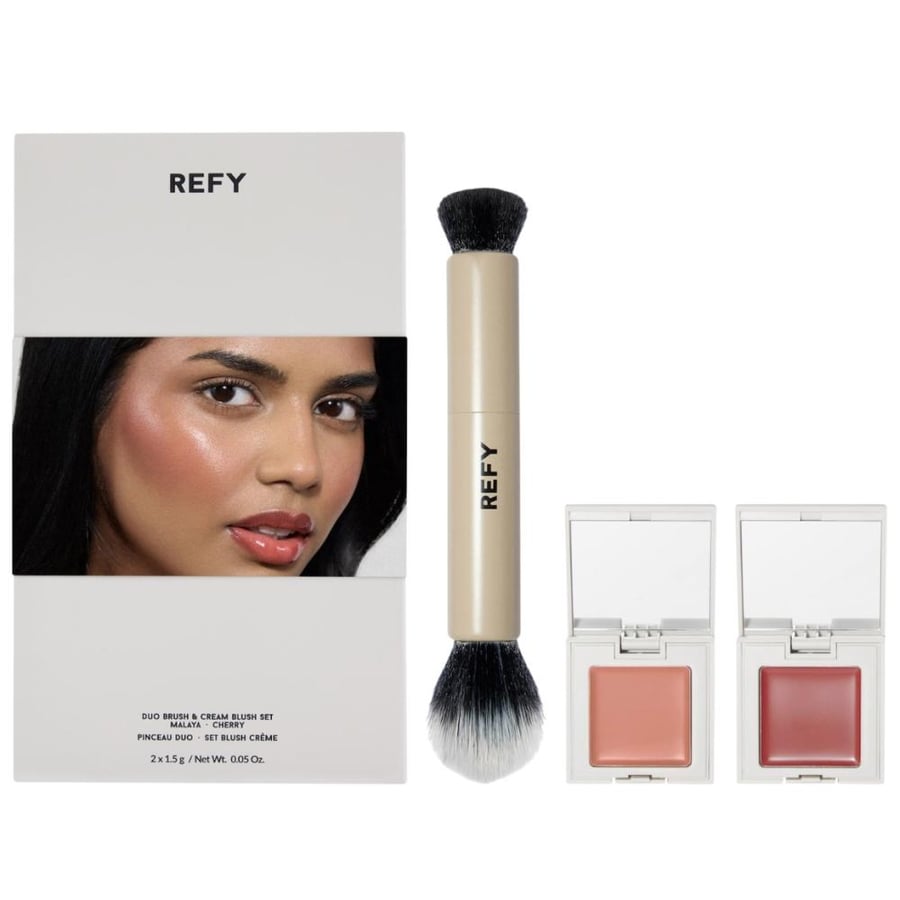Cream Blush Duo With Duo Face Blush Gift Set