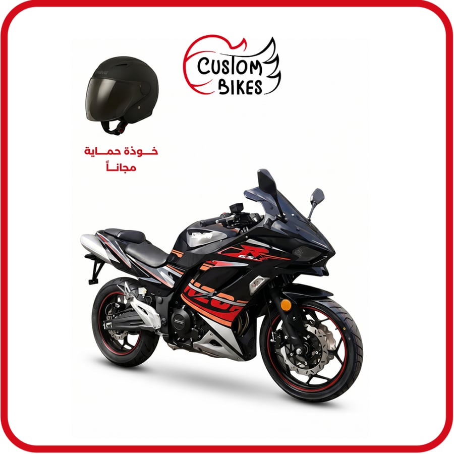 دراجة نارية 400CC من باور سبورت لون أسود 2026