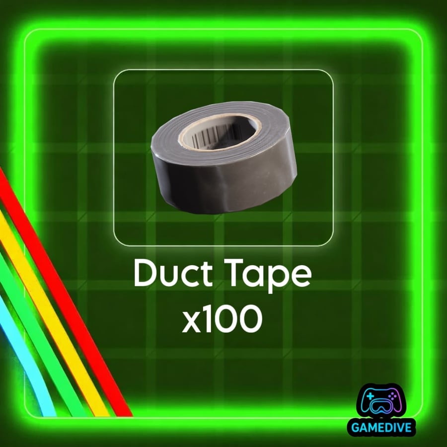 100 pieces of duct tape