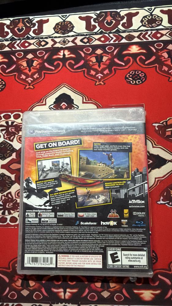 Tony Hawk Shred Sealed