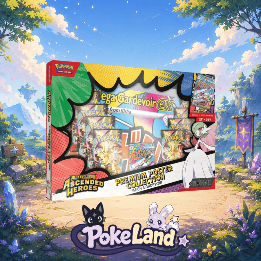 Ascended Heroes Premium Poster Collection Mega gardevoir