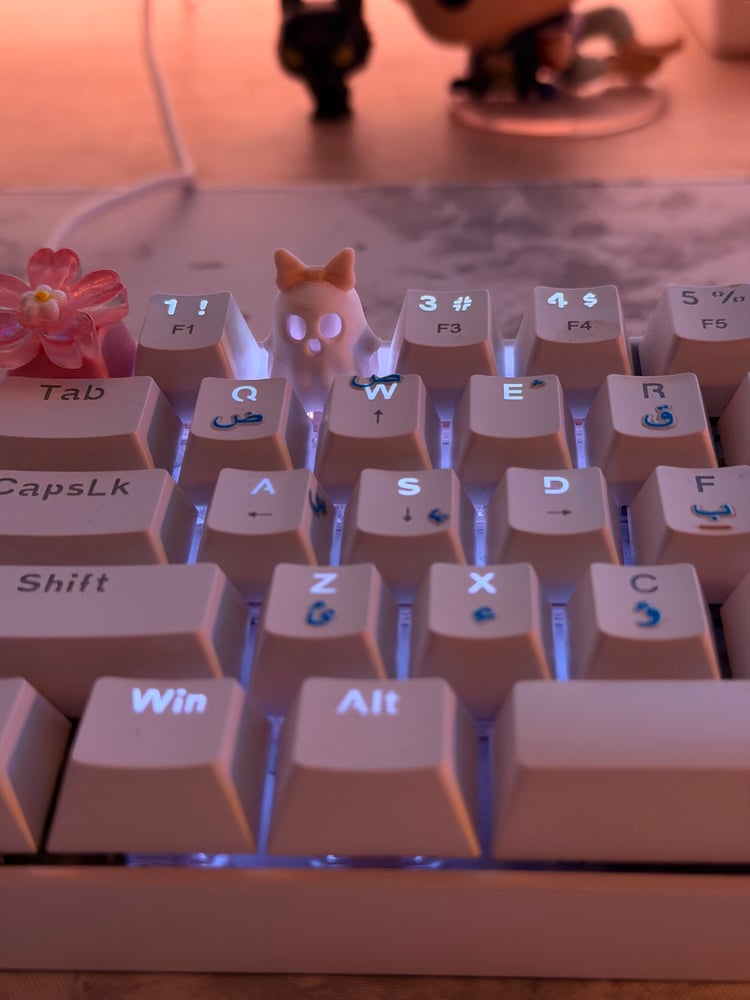 Keycap cute ghost