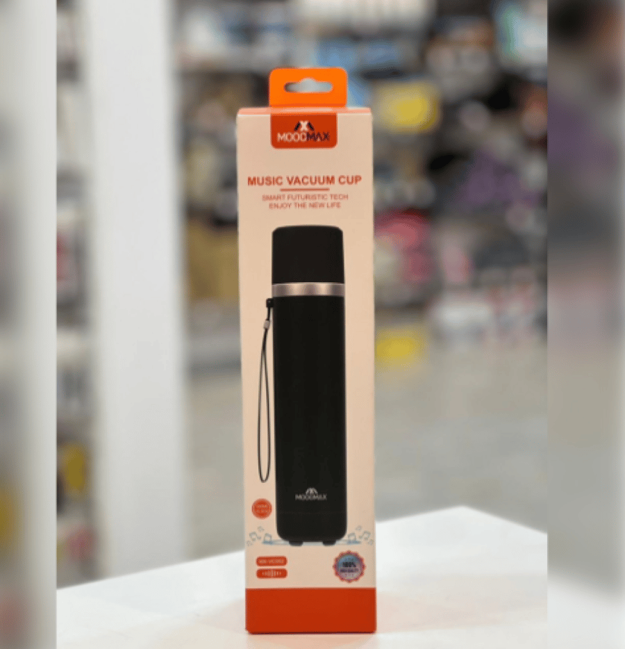 حافظة مشروبات Moog max الذكية مع سبيكر L