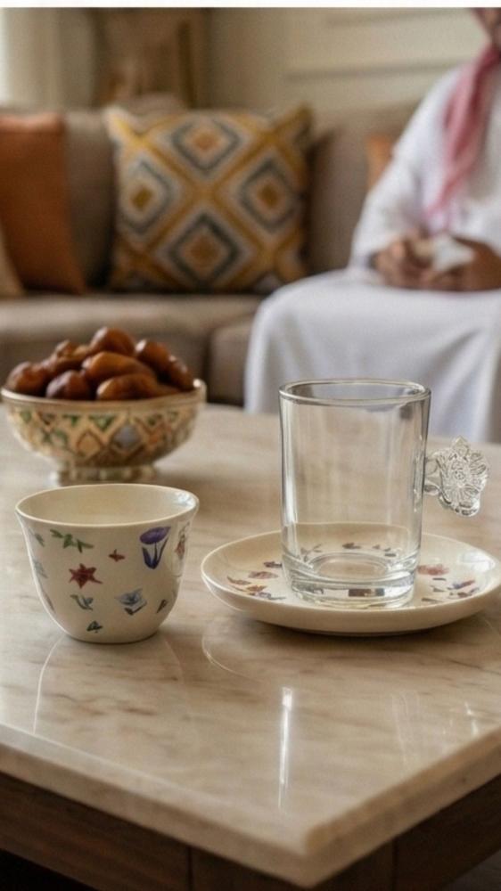 طقم فناجيل وبيالات 6
