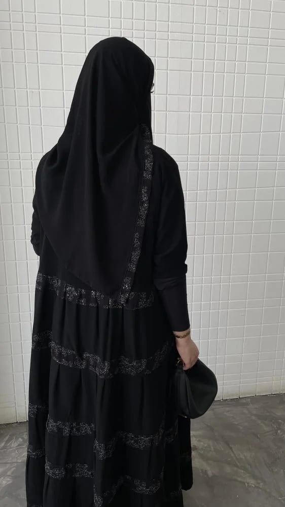 عباية سيلين دبل كلوش بطبقات