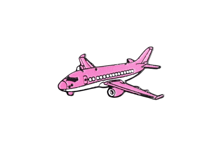 Pink airplane