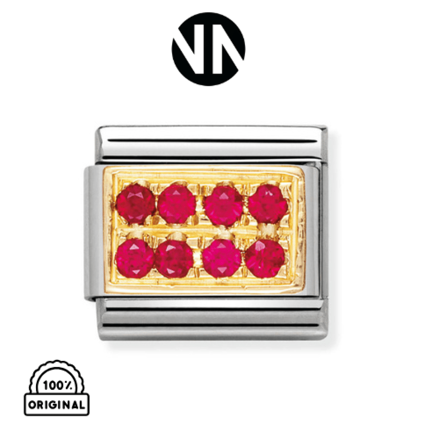 شكل تركيب كلاسيك ذهبي  ZIRCONIA RED"