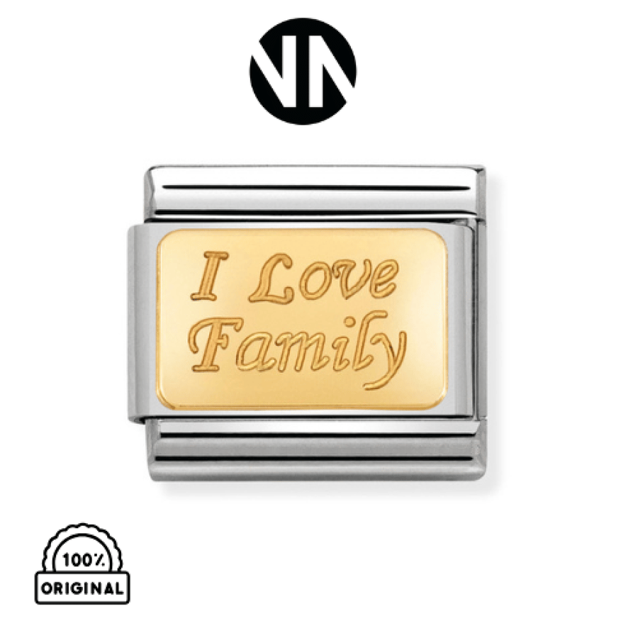 شكل تركيب كلاسيك ذهبي I LOVE FAMILY
