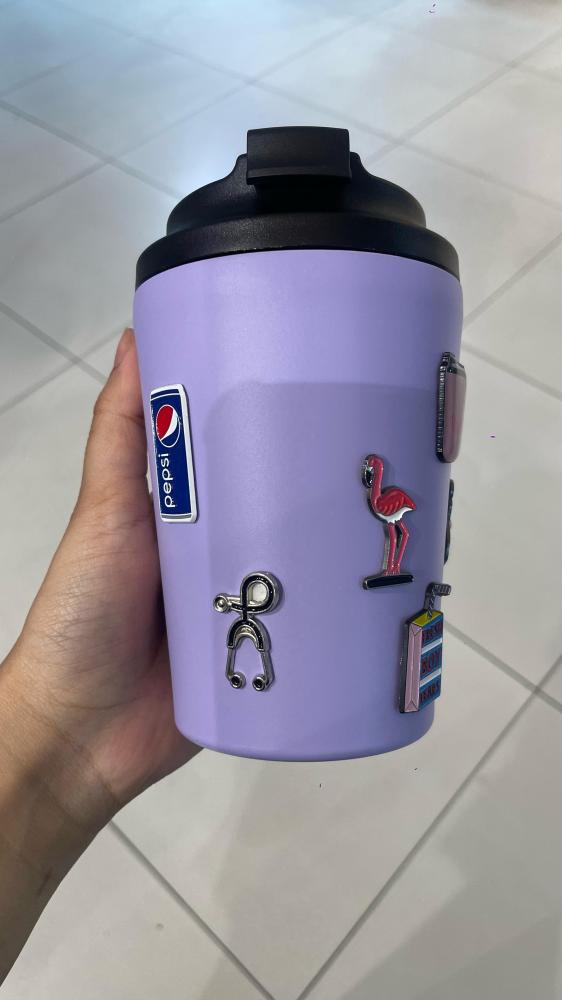 Orange-colored mug