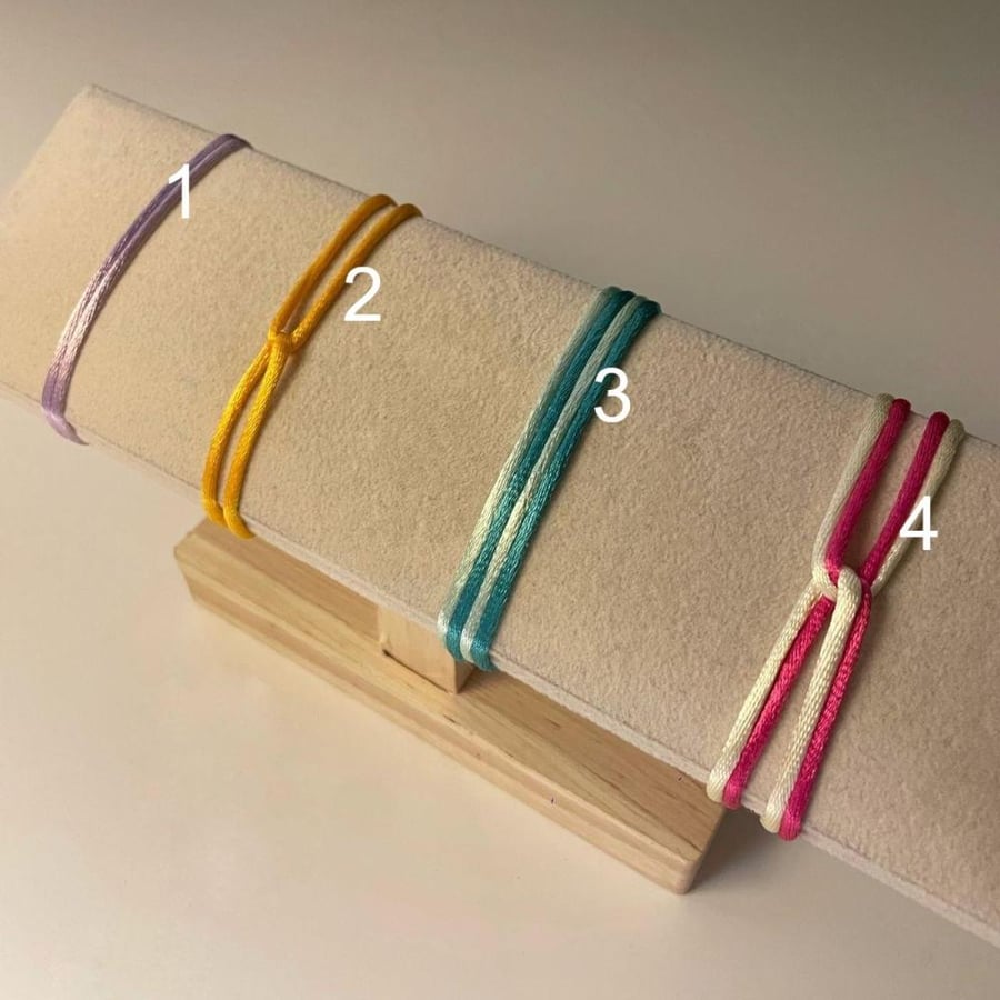 Plain bracelets
