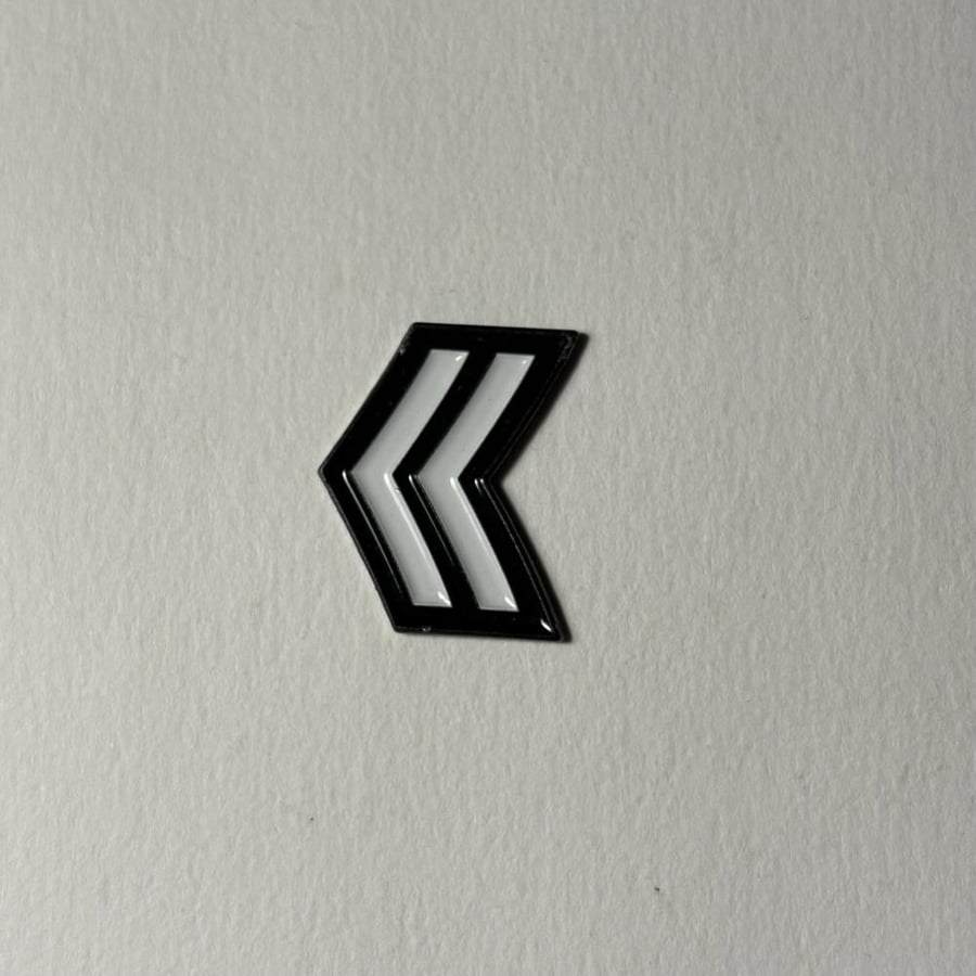 Metallic stickers officer