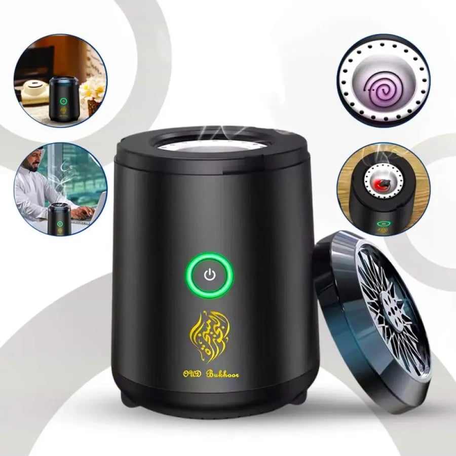 Electronic incense burner (new version)