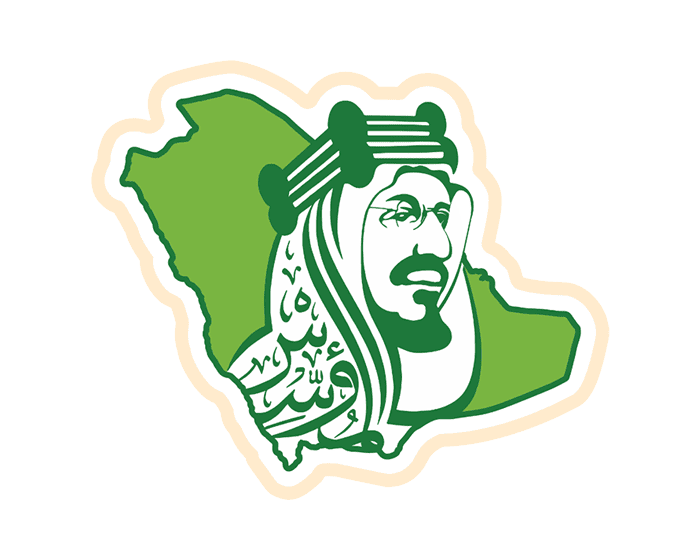 ستيكر الملك عبدالعزيز