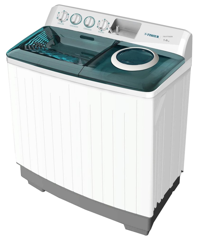 غسالة حوضين 8 كيلو فيشر FW-P8000