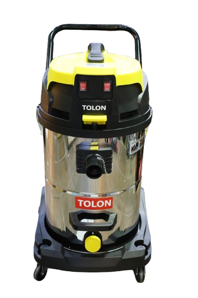 مكنسه برميل تولون كبير قوة شفط2400 وات 1*2 رطب وجاف 70 لتر TOLON  919-17