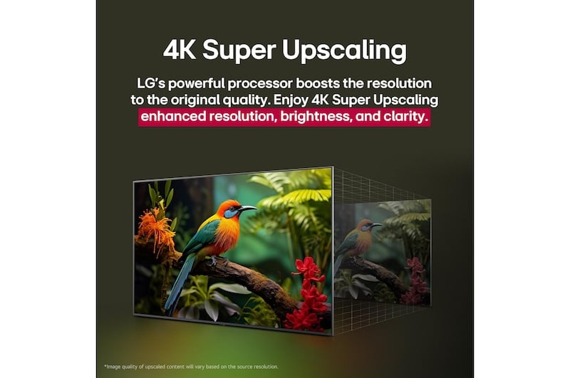 تلفزيون  LG QNED AI QNED70 مقاس 65 بوصة بدقة 4K، مع ريموت سحري يعمل بالذكاء الاصطناعي، يدعم HDR10، ونظام 65QNED70B6T  WebOS