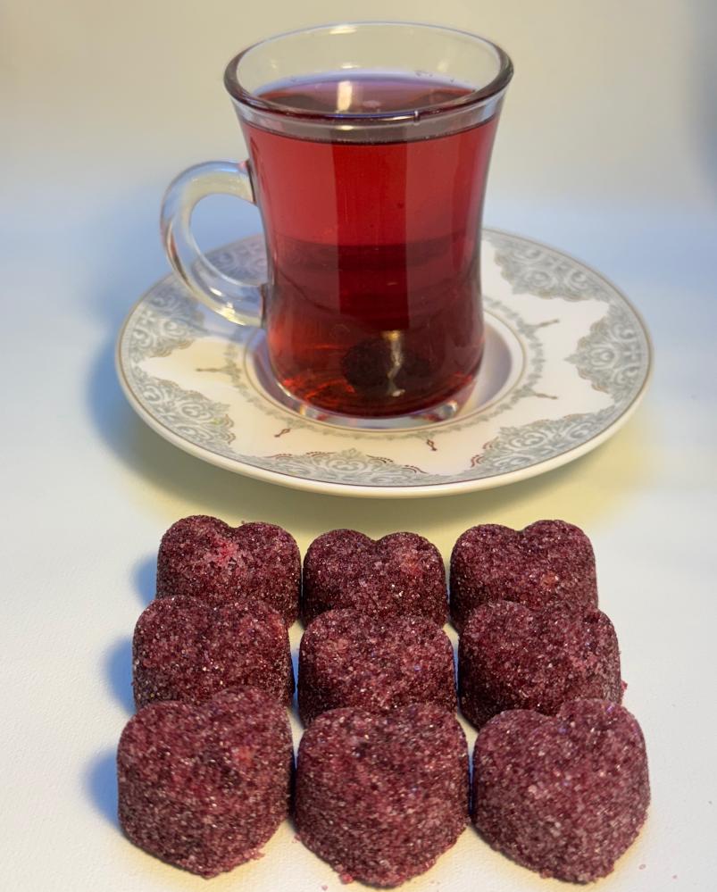نكهات شاي و بطاقة - استقبال مولودة