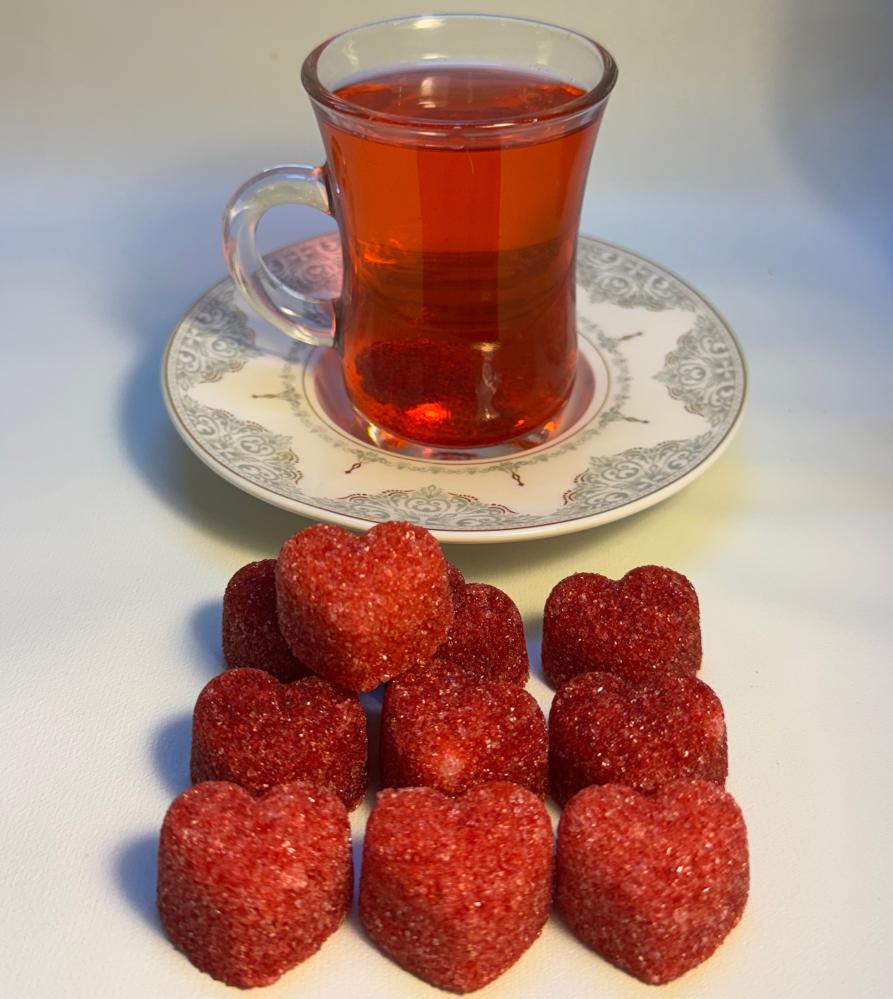 نكهات شاي و بطاقة - استقبال مولودة