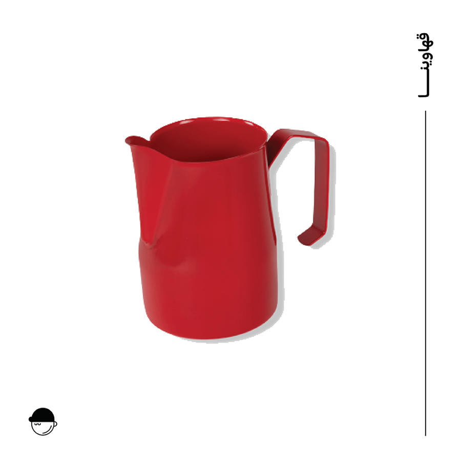 ابريق تبخير الحليب | أحمر | 550ML