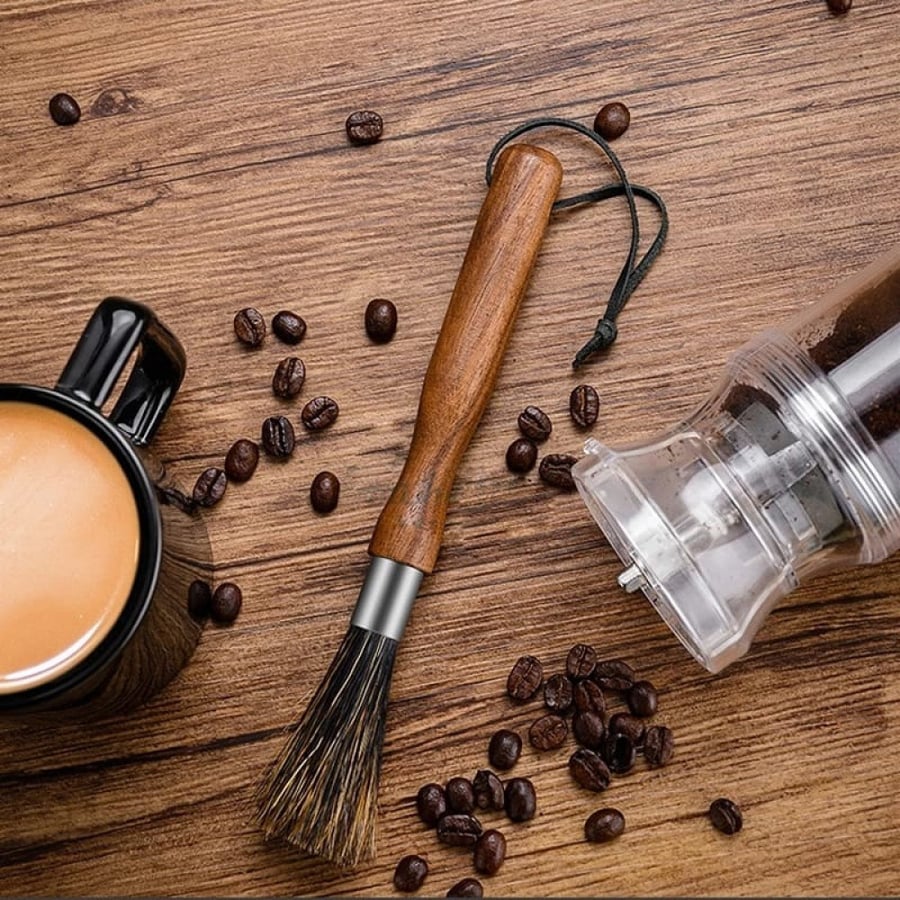 Cleaning brush set for coffee tools