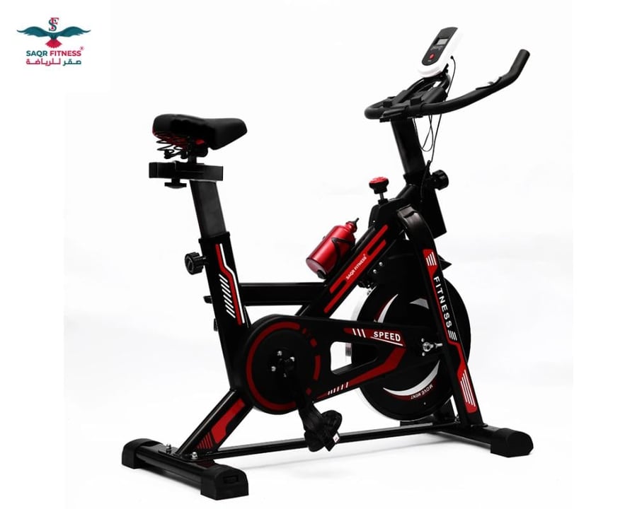 spinning bike Red stationary exercise bike red
