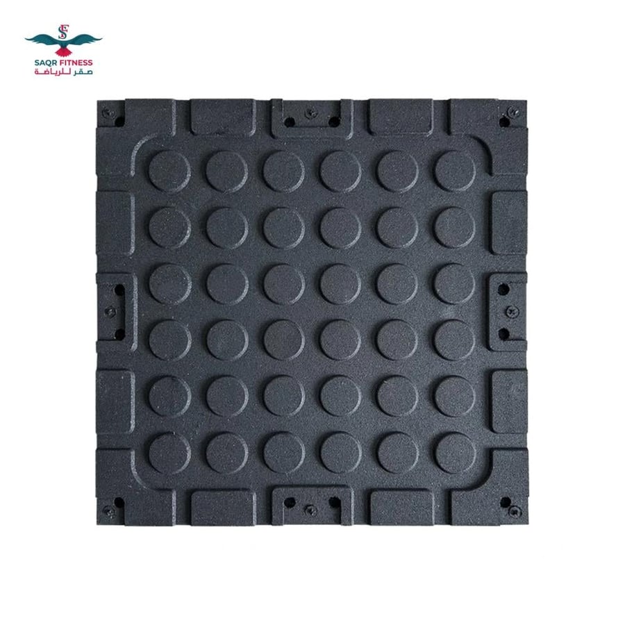 High quality black and yellow rubber gym flooring