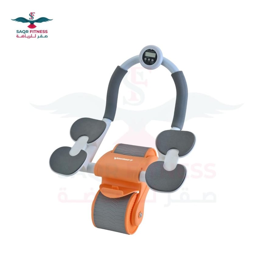 جهاز تمارين البطن مع مسند تثبيت لليد والمؤقت للرجال والنساء Ab Abdominal Exercise Roller Wheel