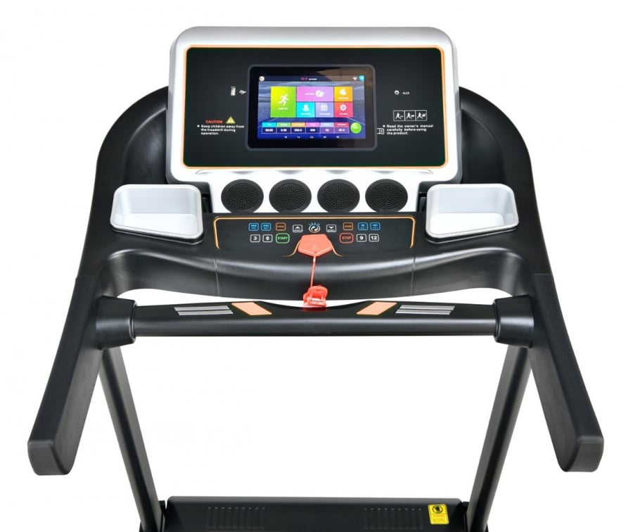 سير كهربائي يتحمل130كغ مع شاشة لمس اندرويد قوة 3حصان Running Treadmill