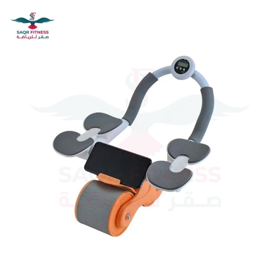 جهاز تمارين البطن مع مسند تثبيت لليد والمؤقت للرجال والنساء Ab Abdominal Exercise Roller Wheel