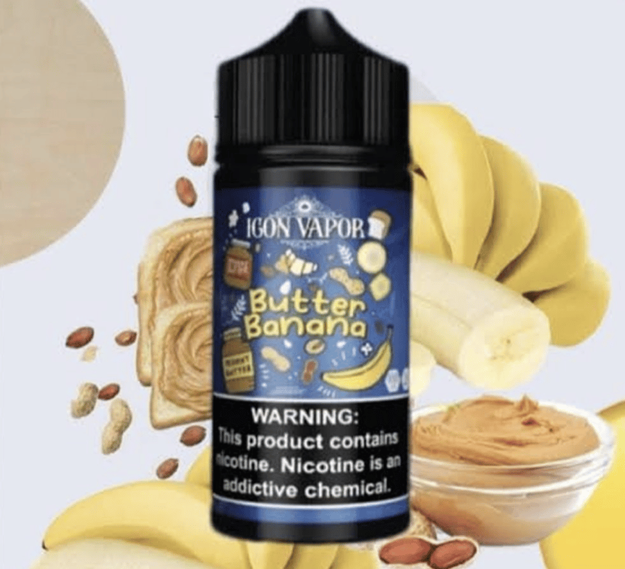 نكهة ايكون فيب بتر بانانا ICON VAPOR butter banana