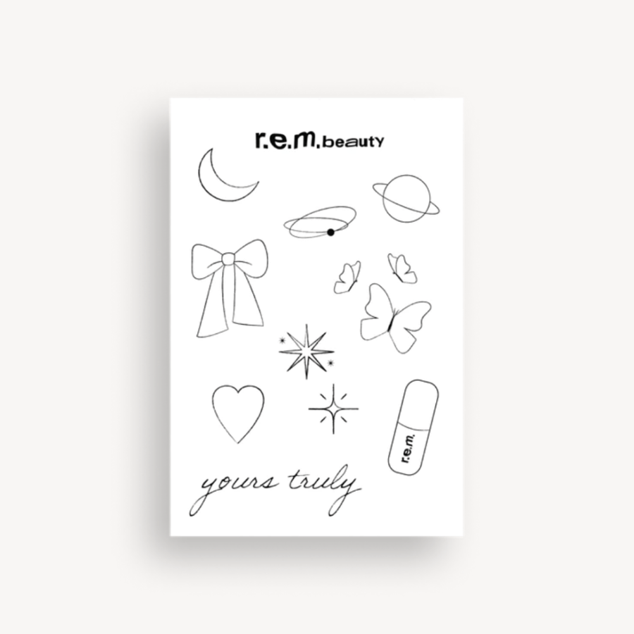 yours truly temporary tattoo