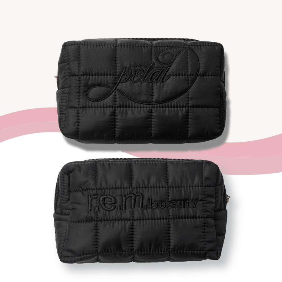 petal makeup bag