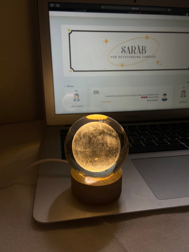 The luminous moon crystal