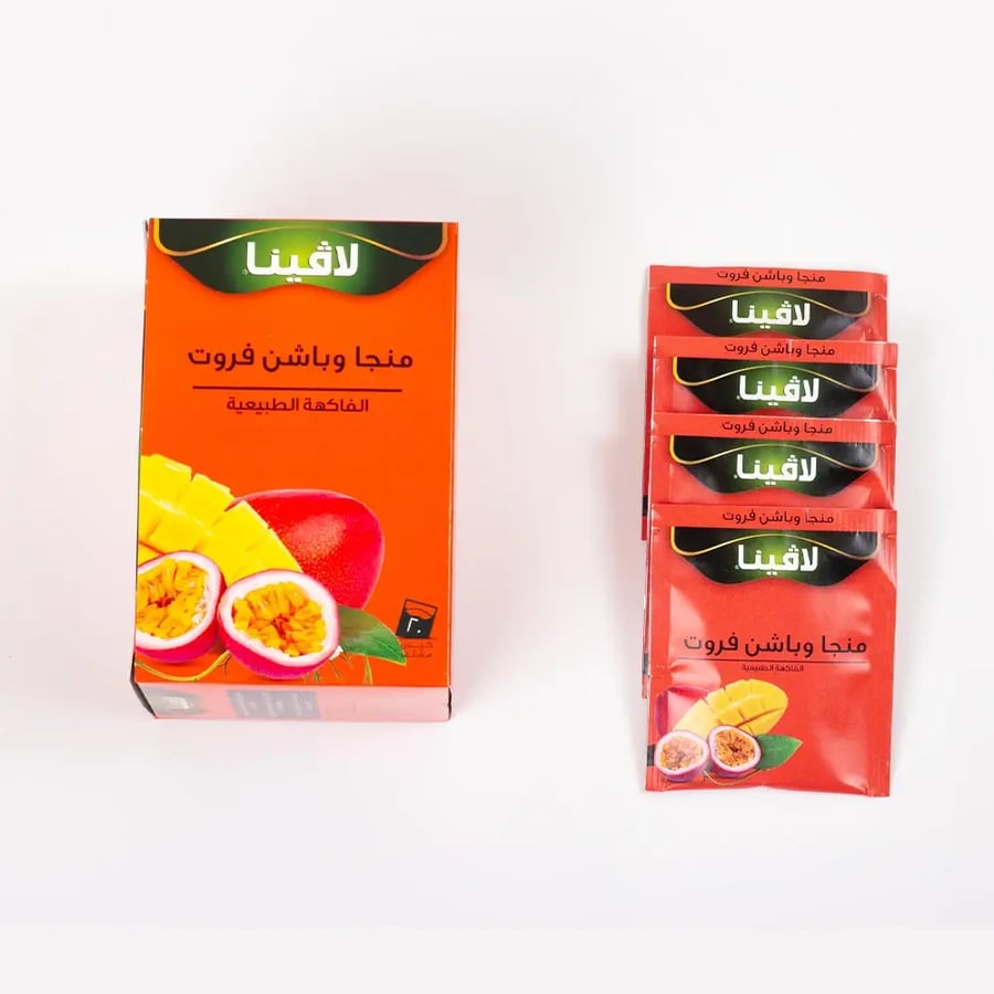 شاي لافينا مانجو وباشن فروت 20 كيس