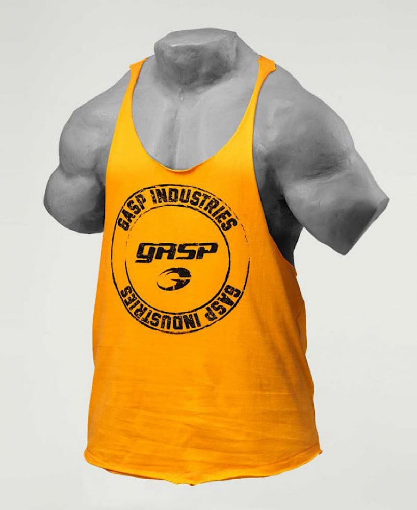 GASP STRINGER VEST - YELLOW