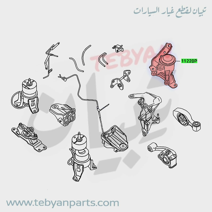 كرسي مكينه يمين تحت كبير التيماء 6 سرندل 2013 إلى 2018 اصلي