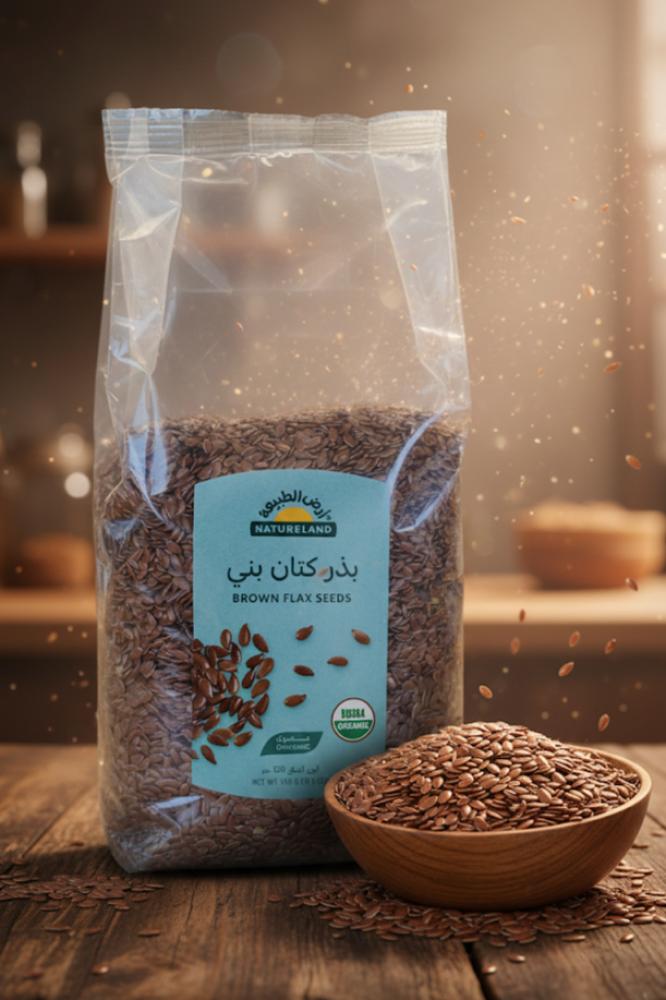 بذور الكتان العضوي الطبيعية - معصرة الخيرات
