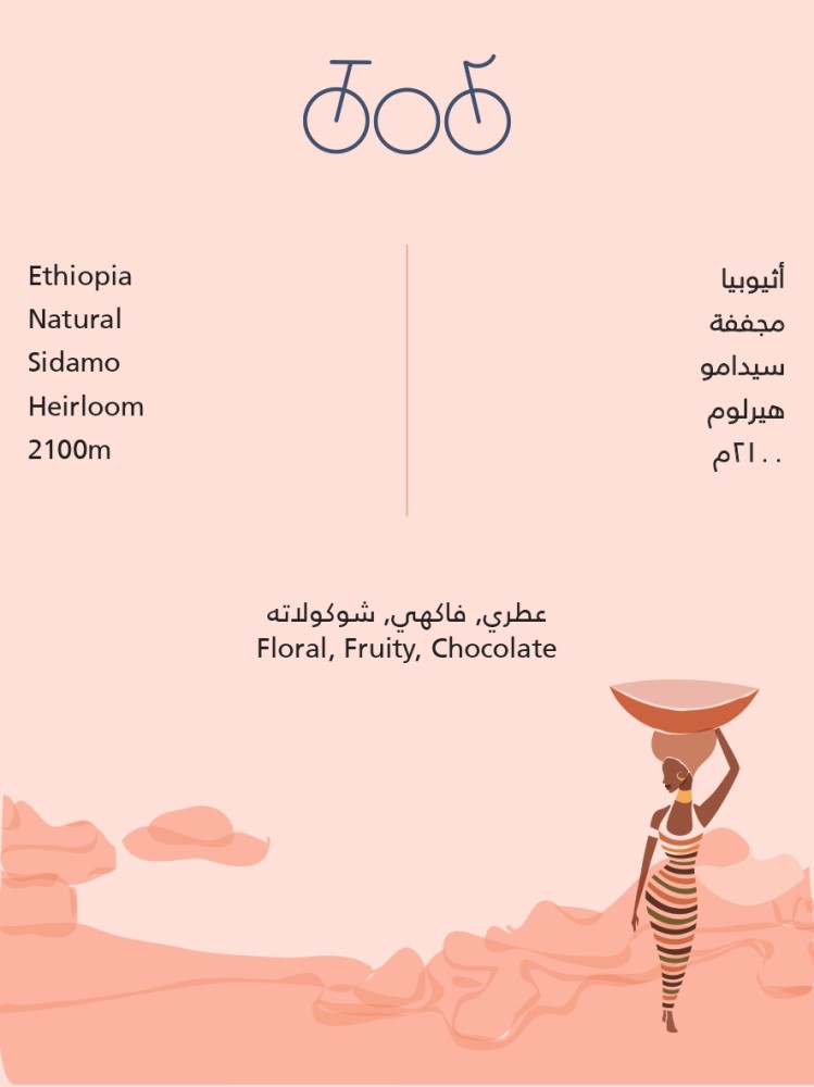 قهوة اثيوبيا سيدامو 250g ترايسكل