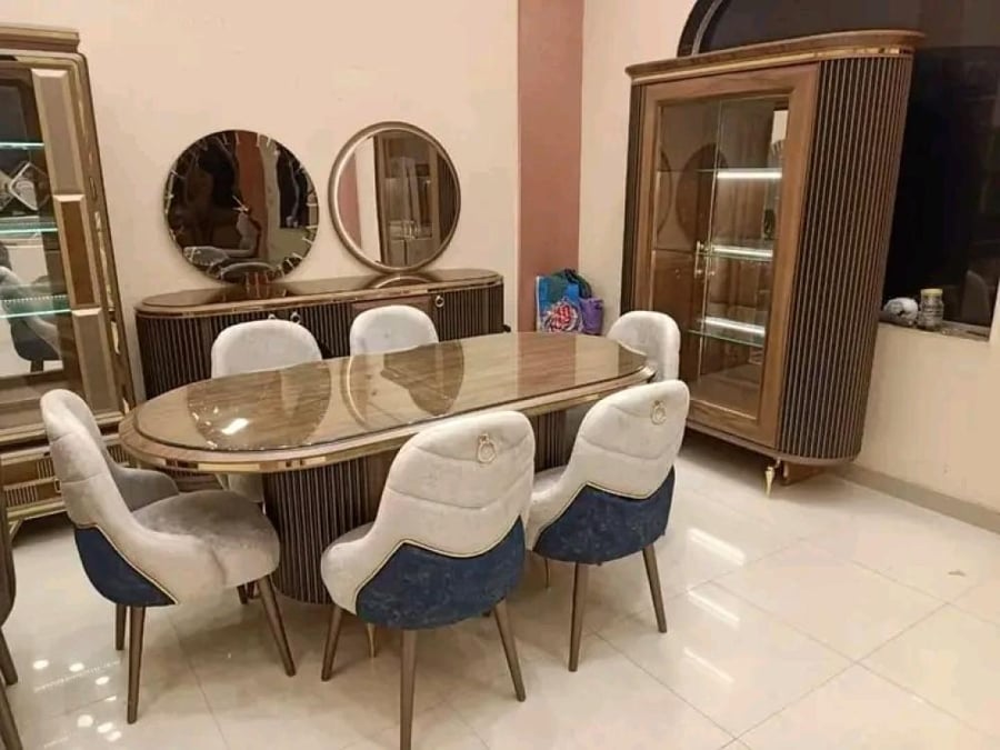 طقم طاولة طعام من 7 قطع