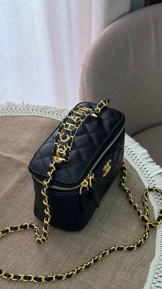 Chanel makeup bag