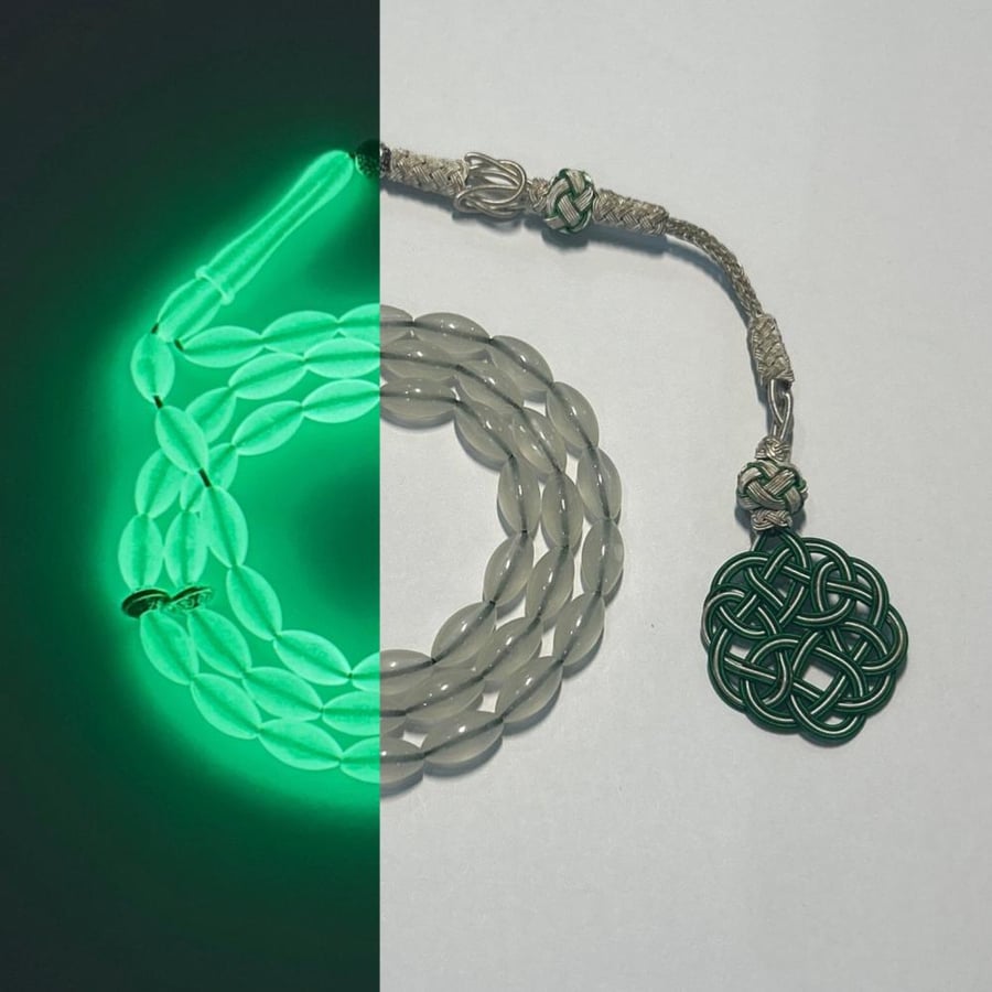 سبحة بكلايت بلجيكي مضيء : ٤٥ خرزة