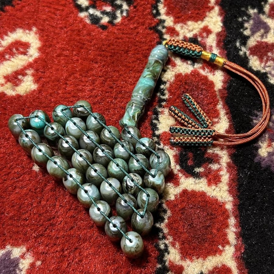 مسباح راتنج يوناني مموج بكركوشة