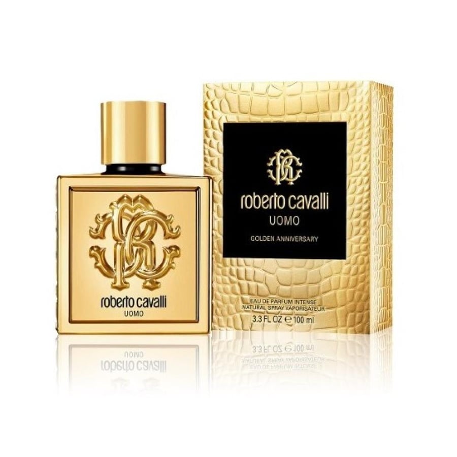 Roberto Cavalli Uomo Golden Universe men's perfume 100ml Eau de Parfum Intense