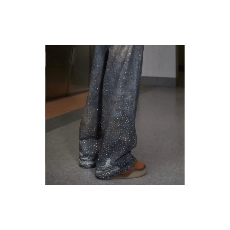 CRYSTAL EMBILLISHED DENIM