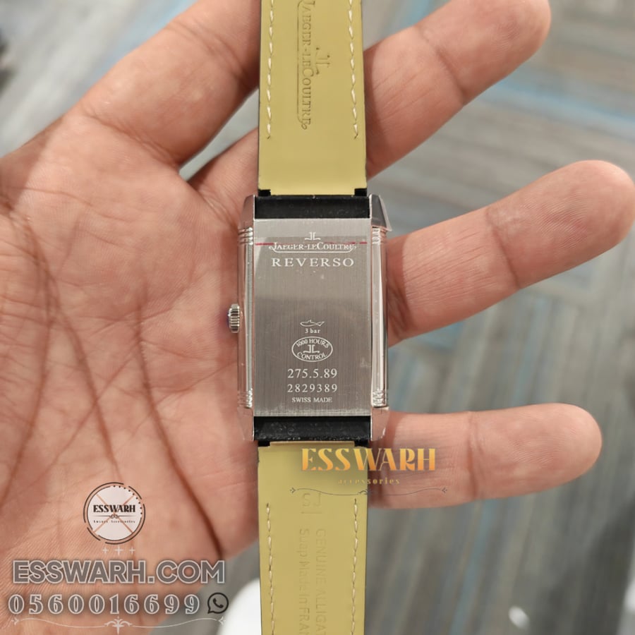 ساعة جيجر ليكولتر Jaeger-LeCoultre  Reverso Classic Duoface ماستر كوالتي مكينة سويسرية مقاس متوسط