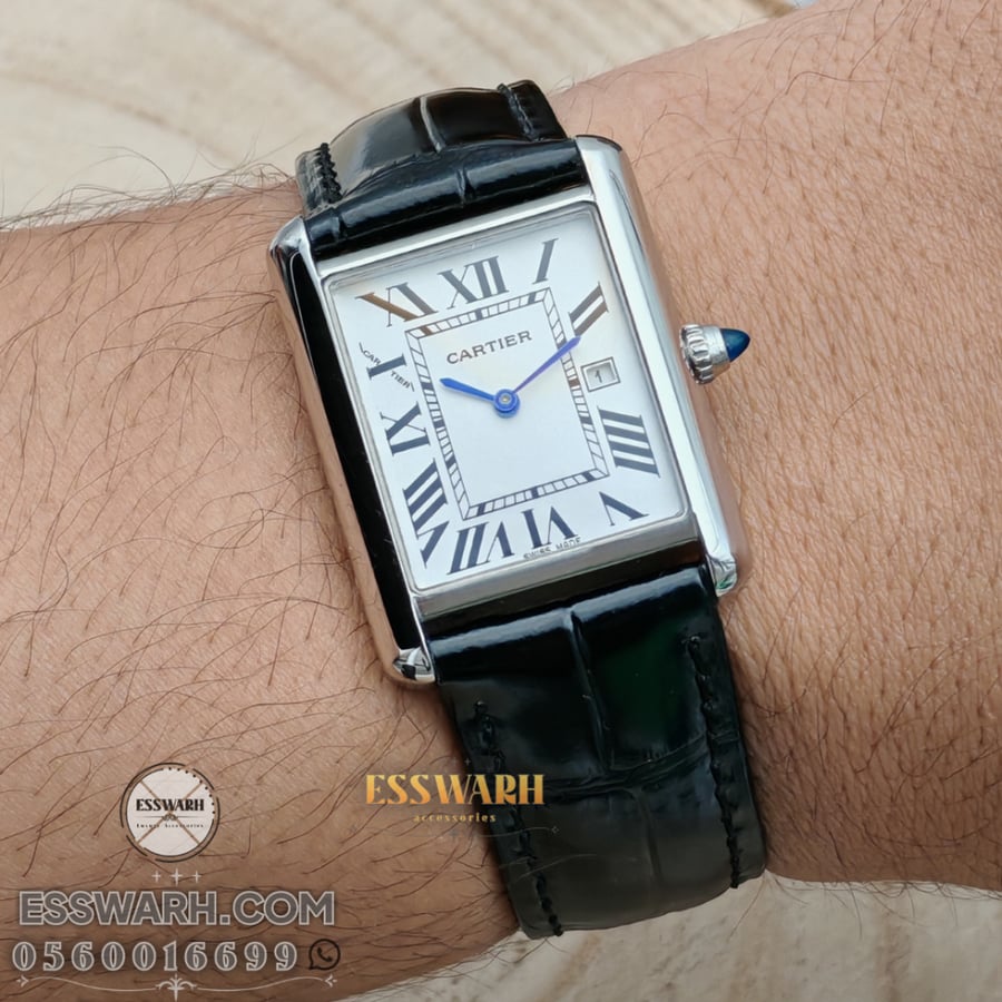 Cartier Tank Most Watch, 33.7 x 25.5 mm, Small, Leather