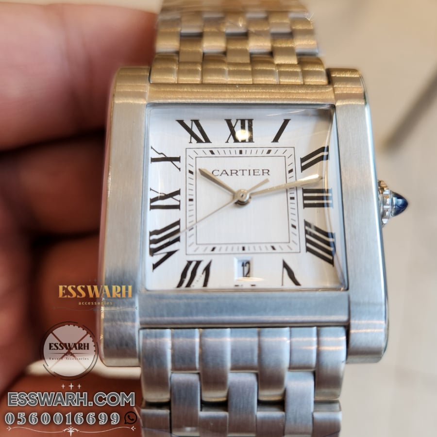 Cartier Tank Normale Watch, Size 37, Silver
