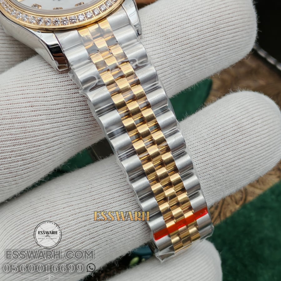 Rolex Datejust Watch - Women's Model - Master Quality Swiss Machine Size 32 Zircon Stones Case