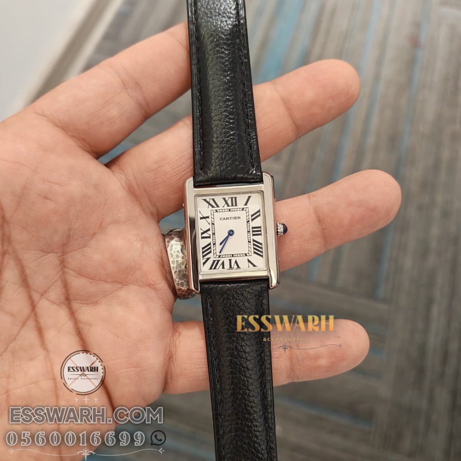 ساعة كارتير  تانك موست  مقاس 33.7 x 25.5 mm حجم صغير